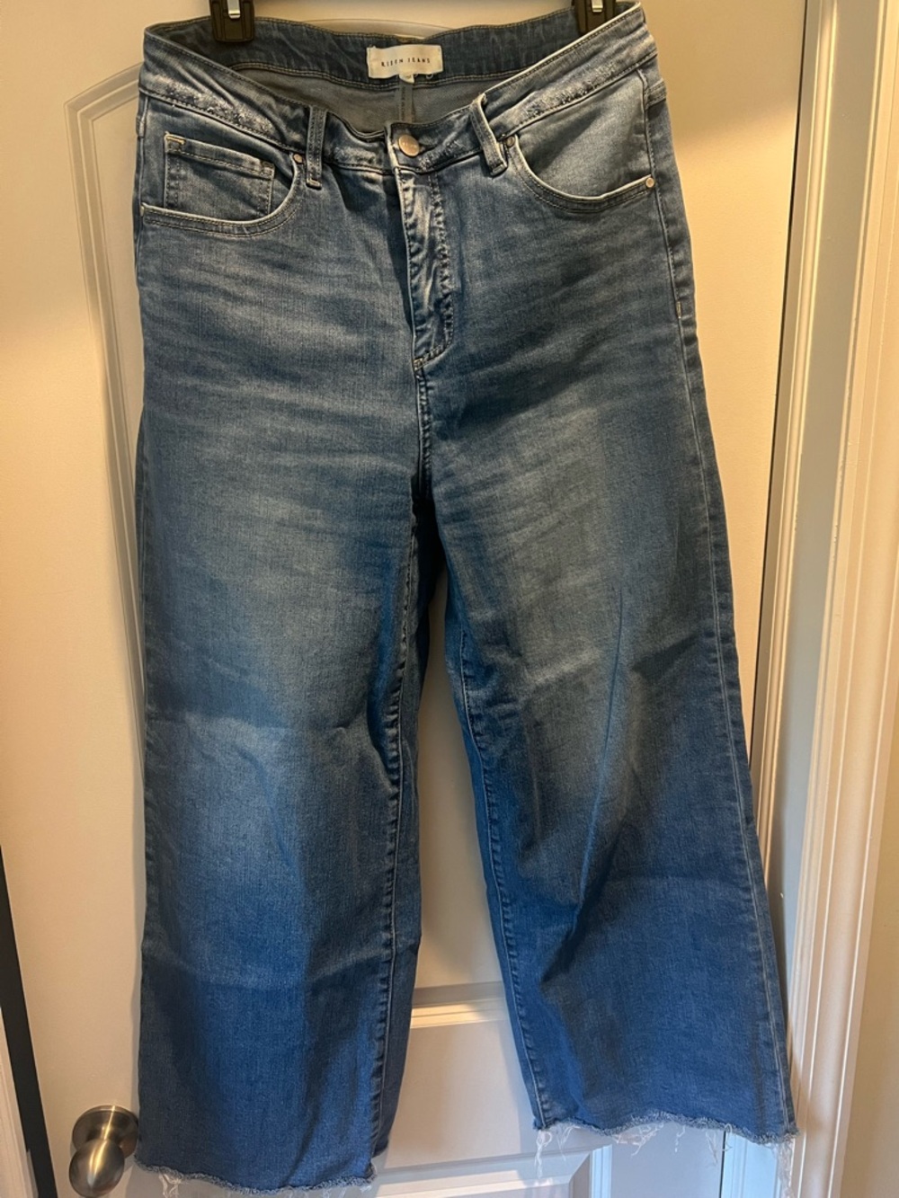 RISEN Light Wash Wide Leg Jeans